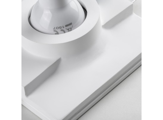 Светильник встраиваемый гипсовый скрытой установки д/гипсокартонного потолка с малозаметной фиксирующей пружиной MR16 GU10 Anello 002000 в Каменске-Уральском