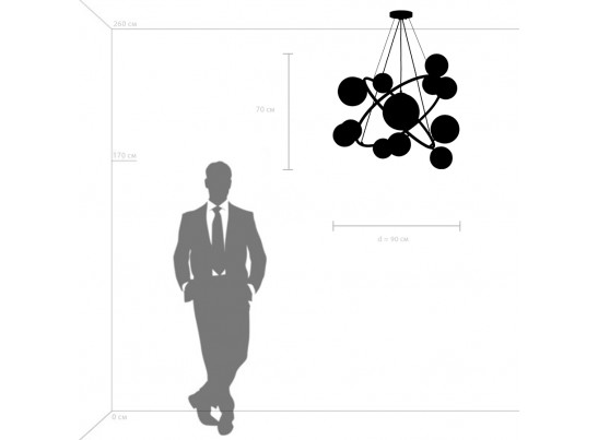 Люстра подвесная Croco Lightstar 815410 в Каменске-Уральском