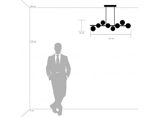 Люстра потолочная Croco Lightstar 815083 в Каменске-Уральском