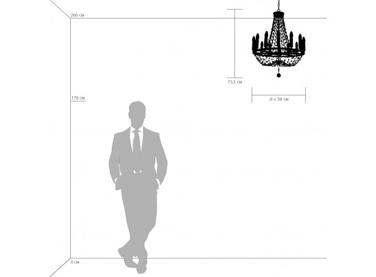 Люстра подвесная Castello Lightstar 744148 в Каменске-Уральском
