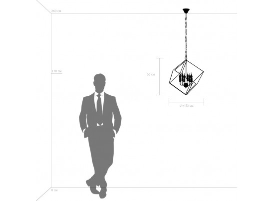 Люстра подвесная Gabbia Lightstar 732367 в Каменске-Уральском