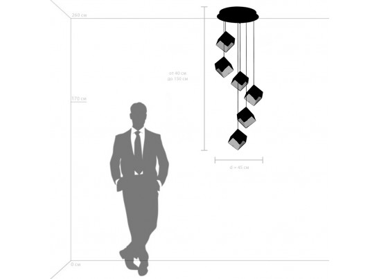 Подвес Qubica Lightstar 805569 в Каменске-Уральском