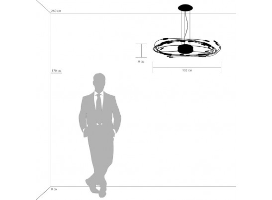 Люстра подвесная Ovale Lightstar 784346 в Каменске-Уральском
