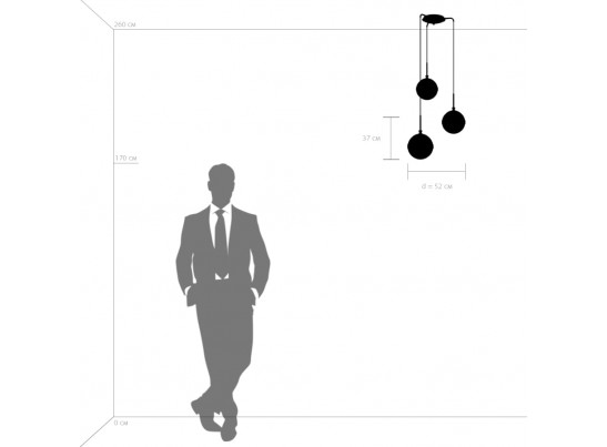 Подвес Globo Lightstar 813137 в Каменске-Уральском