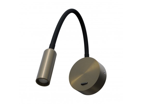 Бра 3W 277LM 3000K, бронза Omega Lightstar 200431 в Каменске-Уральском