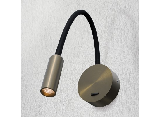 Бра 3W 277LM 3000K, бронза Omega Lightstar 200431 в Каменске-Уральском