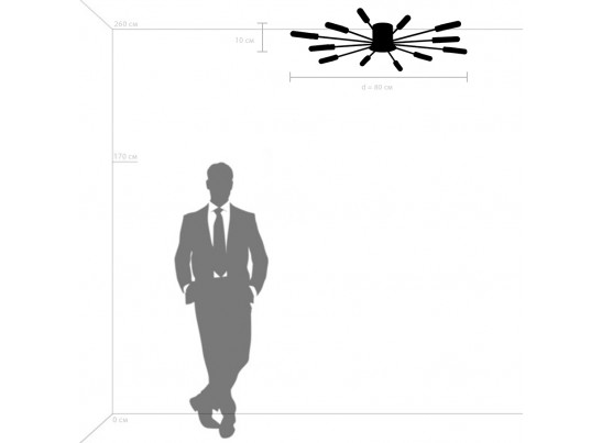 Люстра потолочная Ragno Lightstar 732123 в Каменске-Уральском