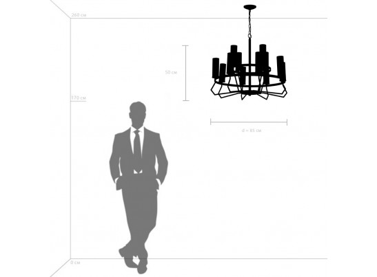 Люстра подвесная Flume Lightstar 723125 в Каменске-Уральском