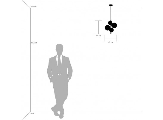 Люстра потолочная Croco Lightstar 815043 в Каменске-Уральском