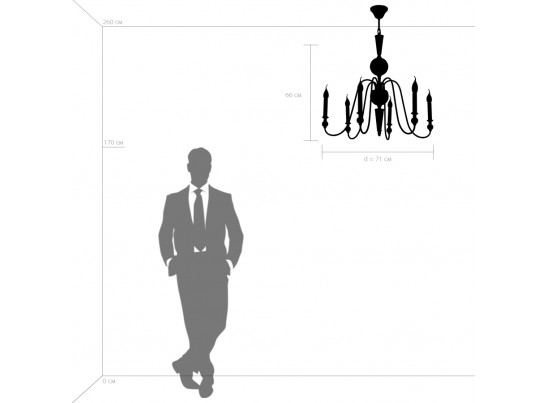 Люстра подвесная Ragno Lightstar 732067 в Каменске-Уральском