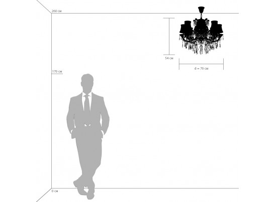 Люстра подвесная Princia Osgona 726081 в Каменске-Уральском