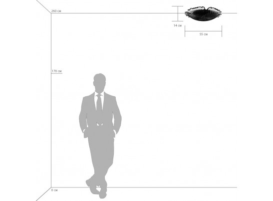 Плафон потолочный Murano Lightstar 601053 в Каменске-Уральском