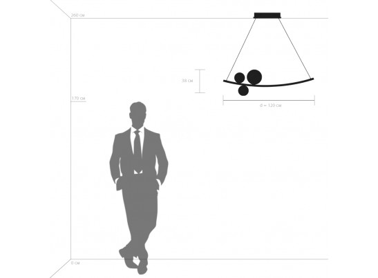 Люстра подвесная Croco Lightstar 815436 в Каменске-Уральском