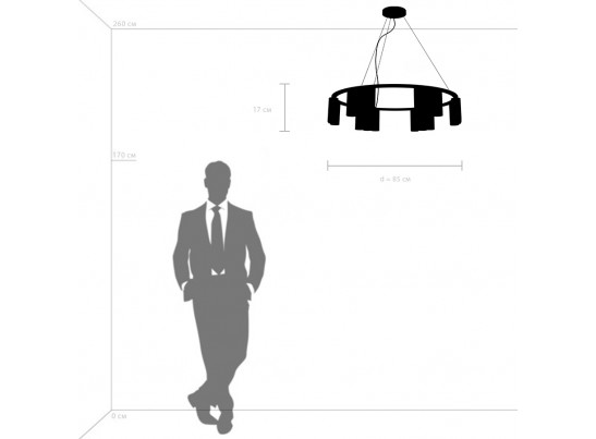 Люстра подвесная Roma Lightstar 718187 в Каменске-Уральском