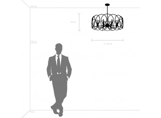Люстра потолочная Regolo Lightstar Premium 713083 в Каменске-Уральском