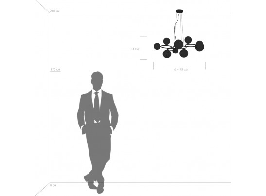 Люстра подвесная Globo Lightstar 815091 в Каменске-Уральском