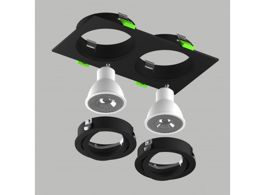 Светильник встраиваемый MR16/GU10 max 1x12Вт Singo Base Lightstar 011626 в Каменске-Уральском