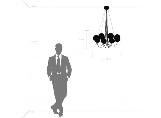 Люстра подвесная Globo Lightstar 803283 в Каменске-Уральском