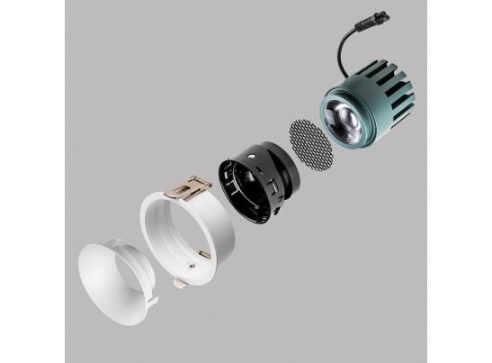 Модуль профессиональный светодиодный 12W 4000K в сборе с суппортом с углом наклона до 30° STELLA PRO Lightstar 075084 в Каменске-Уральском