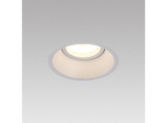 Комплект из светильника и рамки DOMINO ROUND MR16 БЕЛЫЙ в Каменске-Уральском