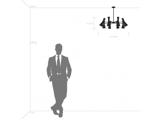 Люстра потолочная Dumo Lightstar 816081 в Каменске-Уральском