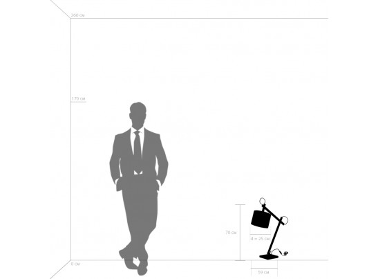 Настольная лампа Meccano Lightstar 766919 в Каменске-Уральском