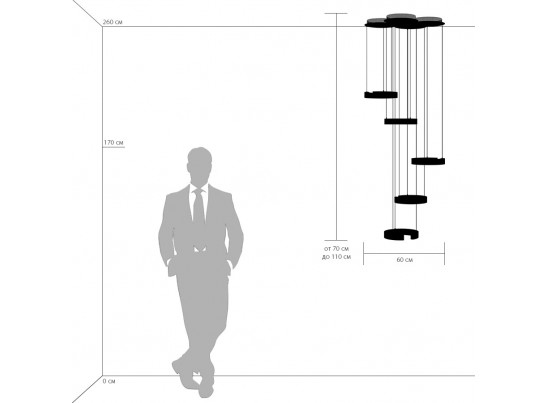 Подвес Unitario Lightstar 763447 в Каменске-Уральском