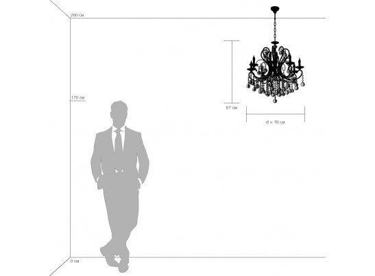 Люстра подвесная Elegante Osgona 708084 в Каменске-Уральском