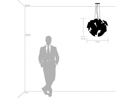Люстра подвесная Planaria Lightstar 808010 в Каменске-Уральском