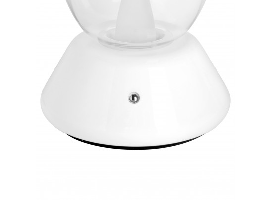 Настольная лампа диммируемая 10W 3000K прозрачный/белый Uovo III Lightstar 807906 в Каменске-Уральском