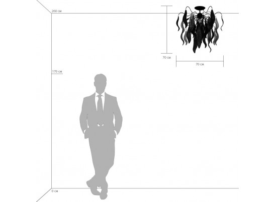 Люстра потолочная Vetro colore Lightstar 793125 в Каменске-Уральском