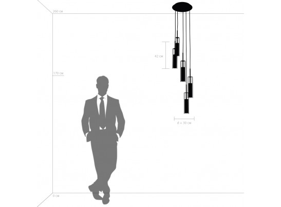 Подвес Cilino Lightstar 756057 в Каменске-Уральском
