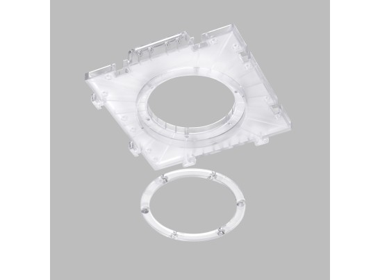 Рамка скрытого монтажа (суппорт д/натяжного потолка) д/встраиваемых светильников с наружным диаметром 80-90мм Anello Lightstar 012000 в Каменске-Уральском