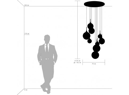 Подвес Globo Lightstar 813092 в Каменске-Уральском