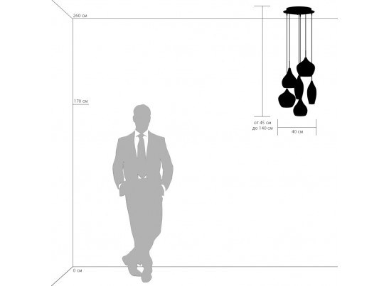 Подвес Pentola Lightstar 803060 в Каменске-Уральском