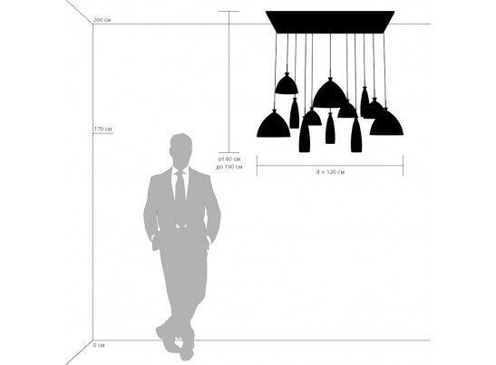 Подвес Agola Lightstar 810220 в Каменске-Уральском