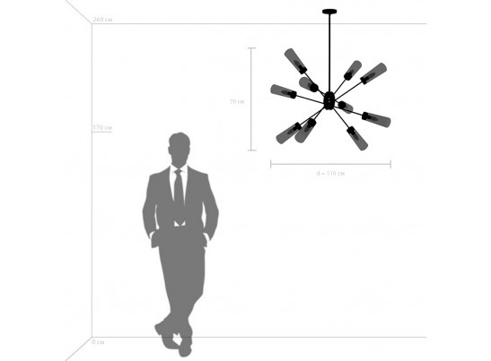 Люстра потолочная Crotone Lightstar 690103 в Каменске-Уральском