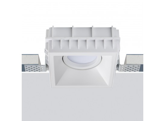 Комплект из светильника и рамки DOMINO QUAD MR16 БЕЛЫЙ в Каменске-Уральском