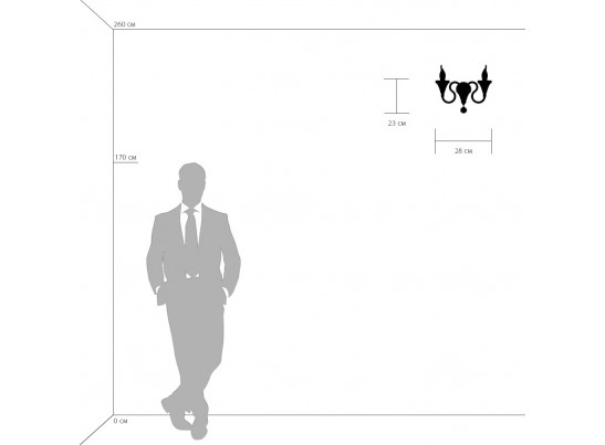 Бра Serpente Osgona 703624 в Каменске-Уральском