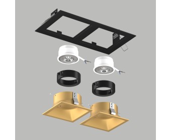Комплект со светильником Domino Lightstar D5270303BMOD