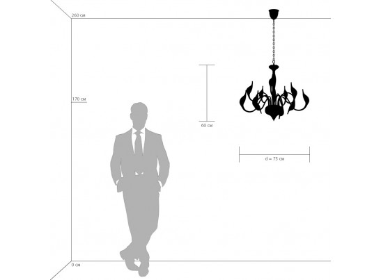 Люстра подвесная Cigno Collo Lightstar 751124 в Каменске-Уральском