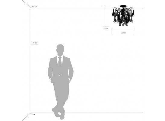 Люстра потолочная Manica Lightstar 794094 в Каменске-Уральском