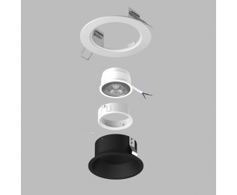 Комплект со светильником Domino Lightstar D61607WMOD