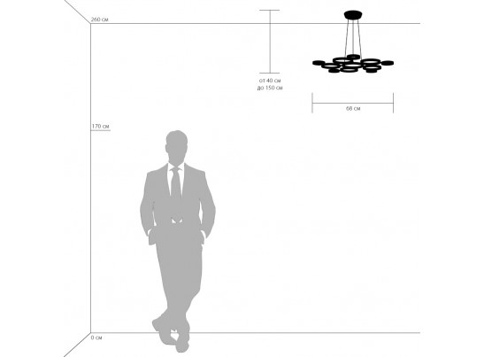 Люстра подвесная Unitario Lightstar 763010 в Каменске-Уральском