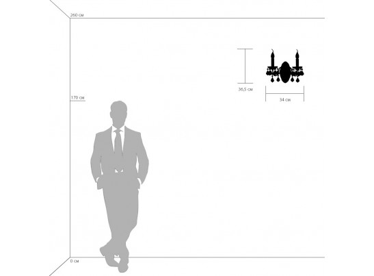 Бра Classic Osgona 700621 в Каменске-Уральском