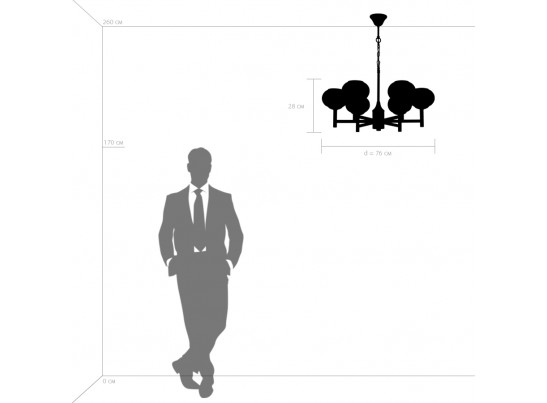 Люстра подвесная Fiamma Lightstar 730063 в Каменске-Уральском