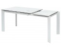 Стол CORNER 120 MATTE STATUARIO Белый мрамор матовый керамика, стекло/ белый каркас, ®DISAUR в Каменске-Уральском