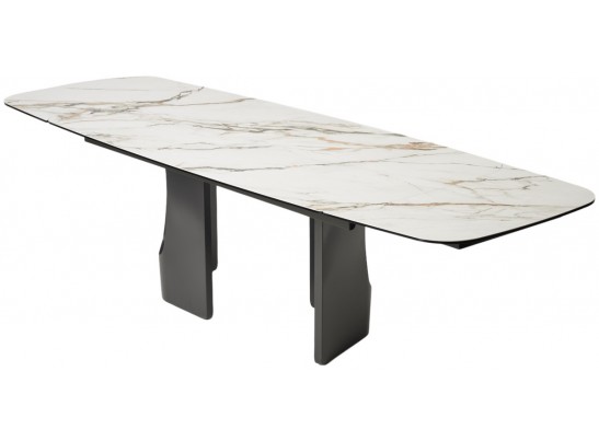 Стол BIRGER 200 KL-188 Контрастный мрамор, итальянская керамика, ®DISAUR в Каменске-Уральском