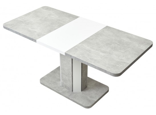 Стол STORK Бетон/ Белый 120 в Каменске-Уральском