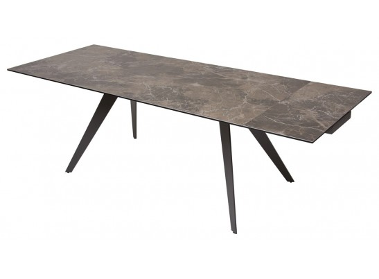 Стол ACERRA 160 KL-19 СЕРО-КОРИЧНЕВЫЙ КАМЕНЬ, итальянская керамика / Grey 1 в Каменске-Уральском